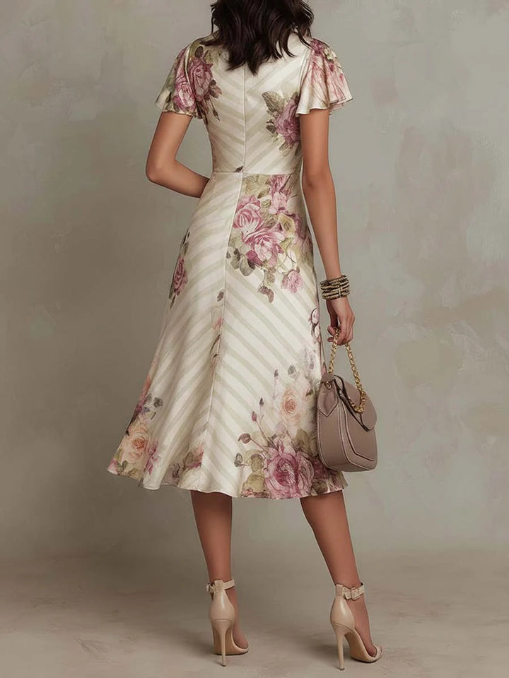 Azélie | Floral Midi Dress