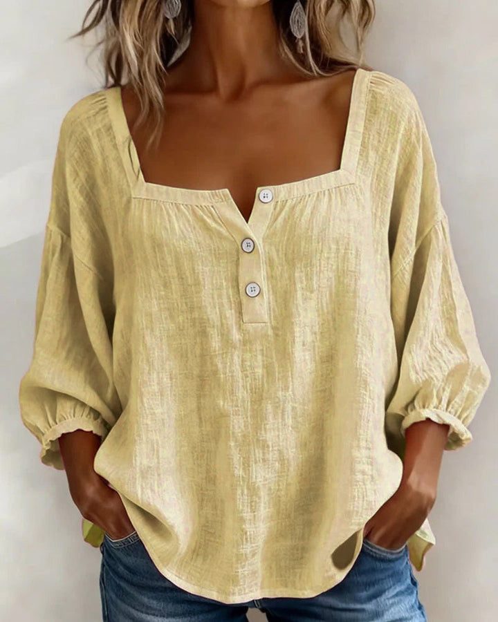 Genevieve | The Lantern Sleeve Blouse