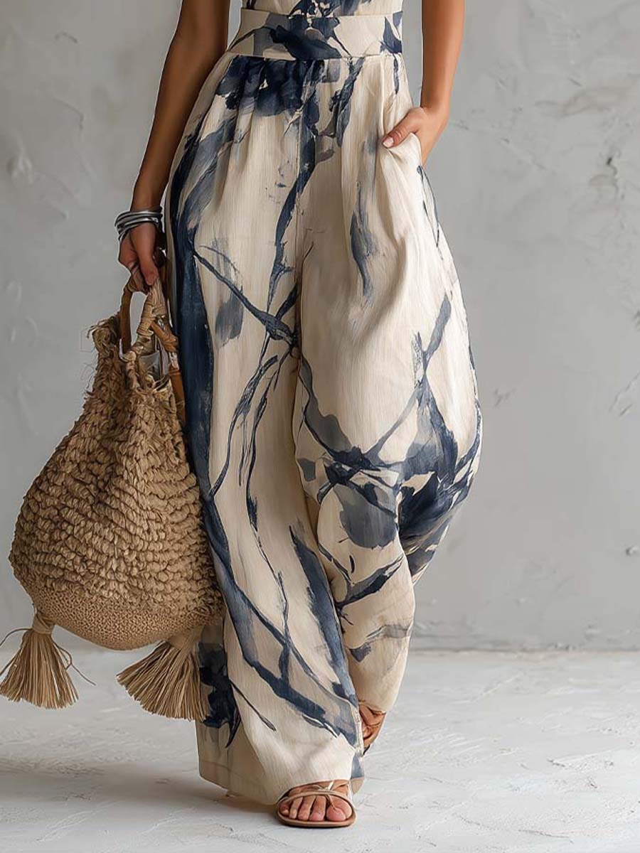 Beckford | The Artful Wide-Leg Jumpsuit