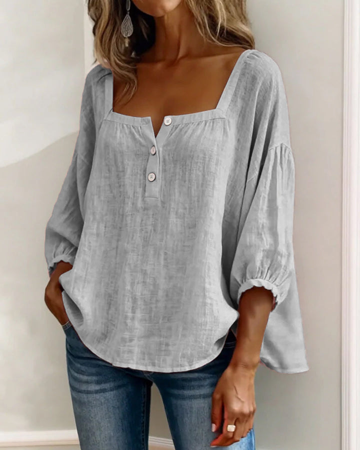 Genevieve | The Lantern Sleeve Blouse