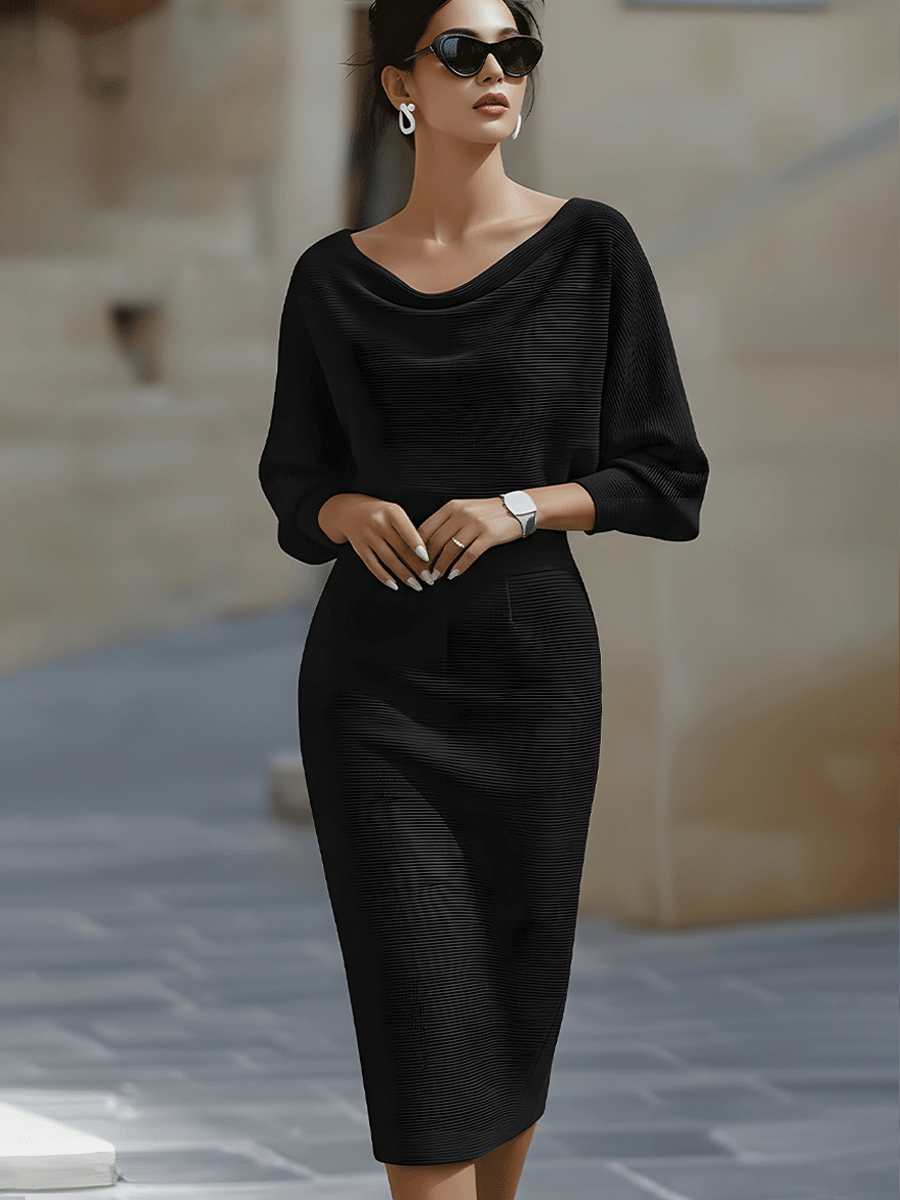 Rosée | Batwing Midi Dress
