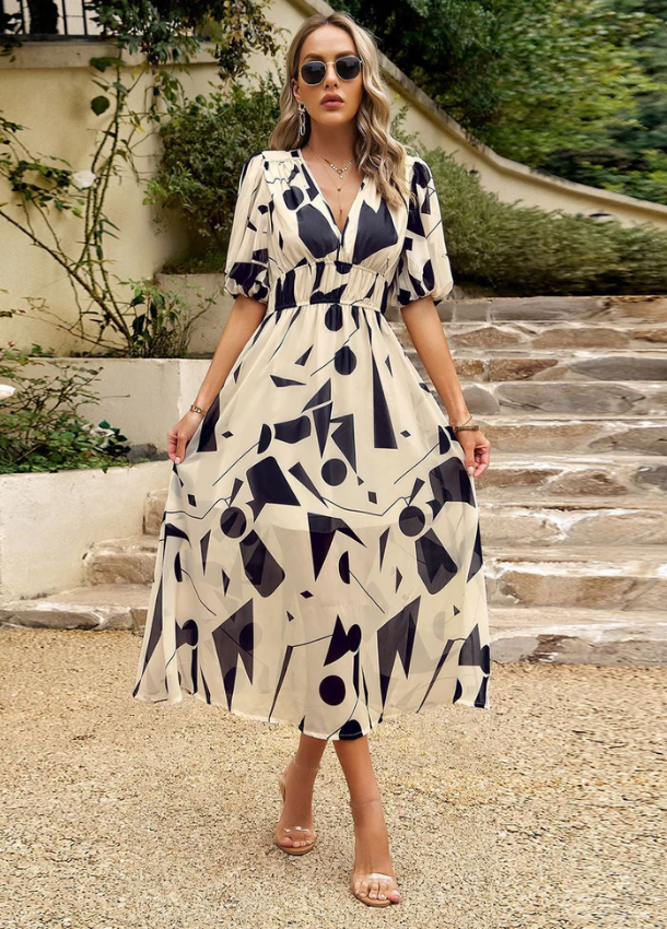 Félicité | Floral Midi Dress