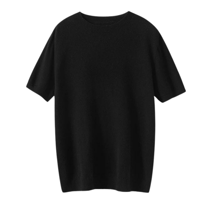 Men’s Knit Crewneck T-Shirt | Lightweight Short-Sleeve Top