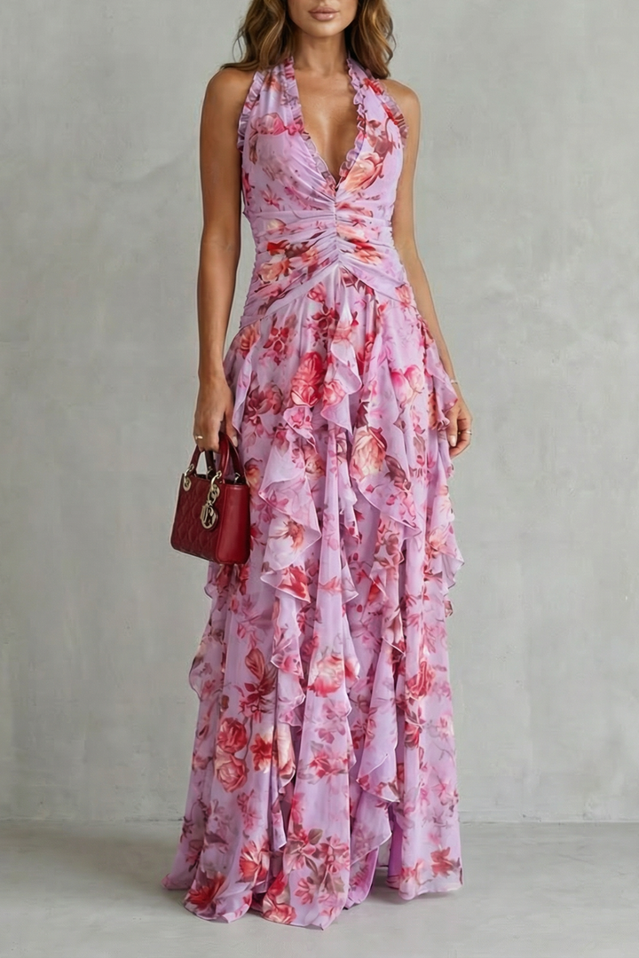 Armande | Halter Maxi Dress