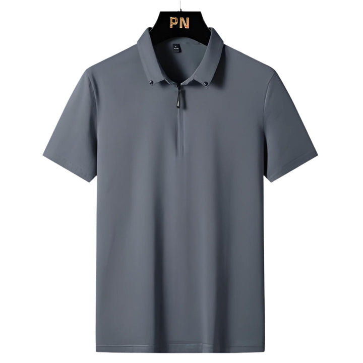 Performance Zip Polo Shirt | Moisture-Wicking | Modern Athletic Fit