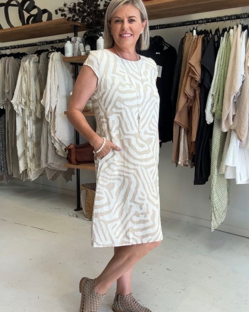 Eloise | Elegant Round Neck Summer Dress