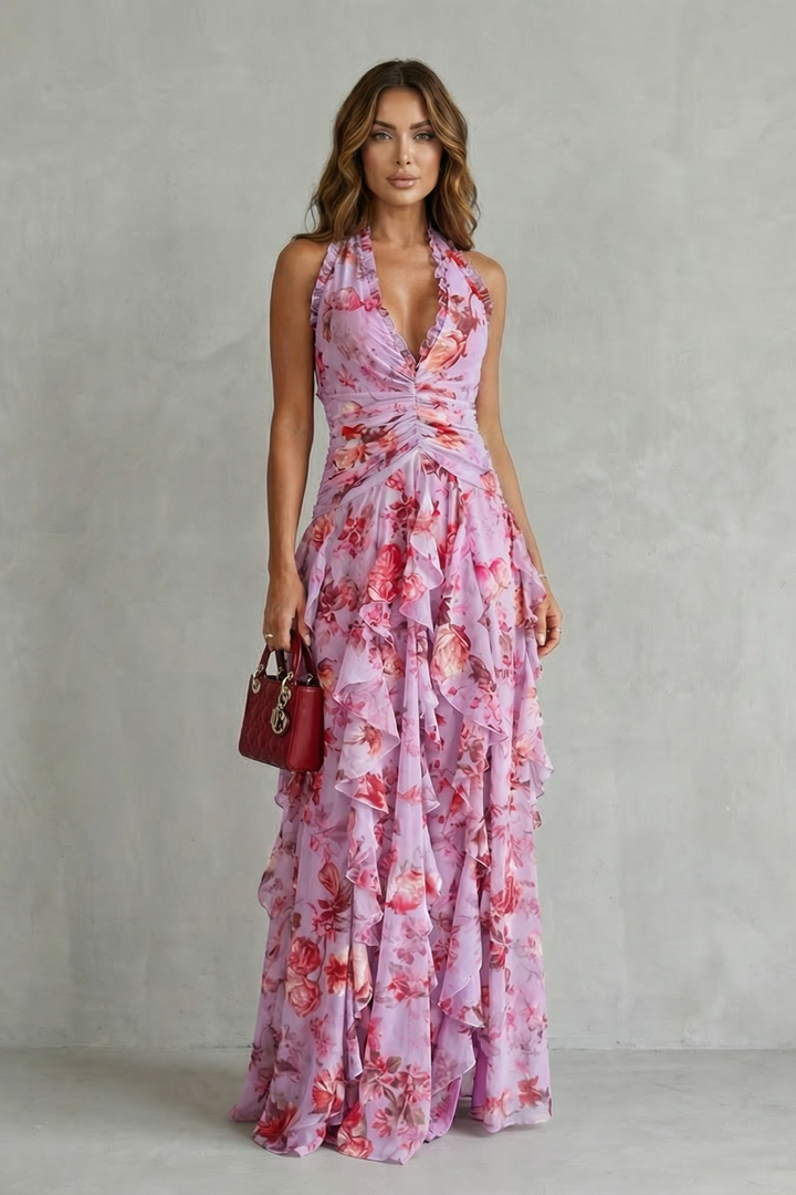 Armande | Halter Maxi Dress