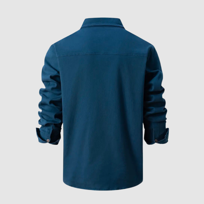Utility Work Shirt | Heavyweight Cotton | Dual Chest Pockets