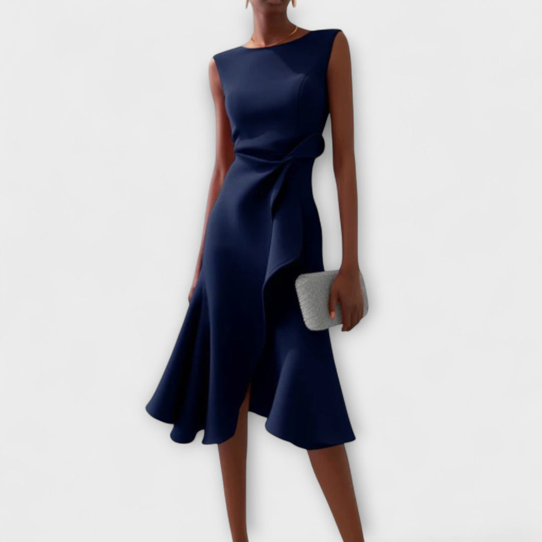 Isabeau | Structured Midi Dress
