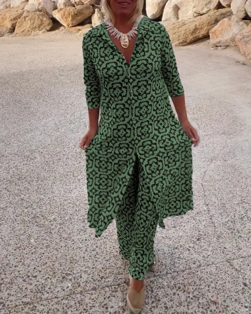 Maeve | Printed Tunic & Trouser Set