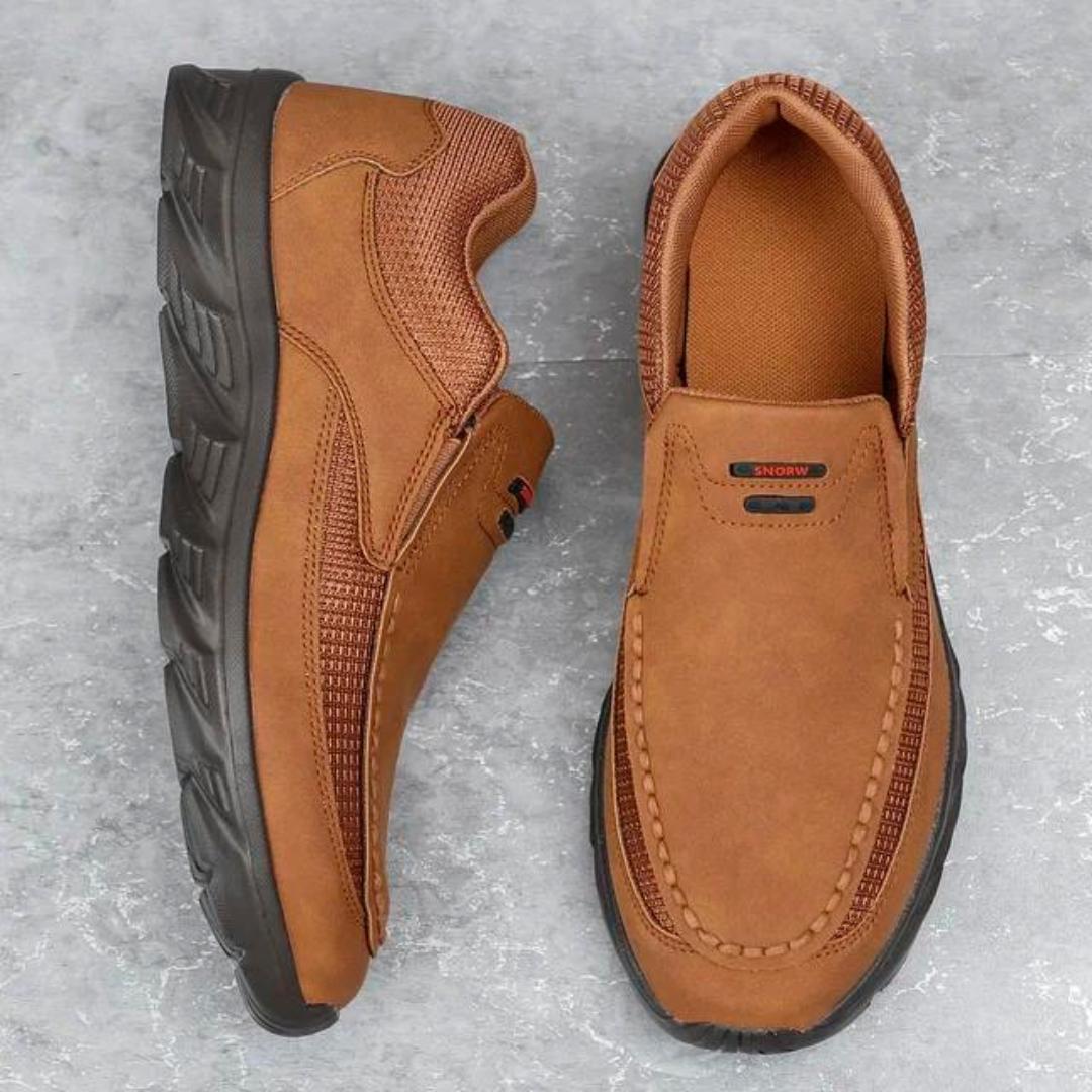 Men’s Slip-On Comfort Loafers | Cushioned Sole Walking Shoe | Casual Everyday Footwear