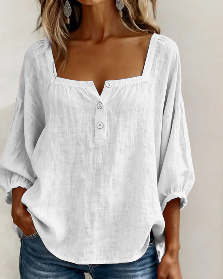 Genevieve | The Lantern Sleeve Blouse
