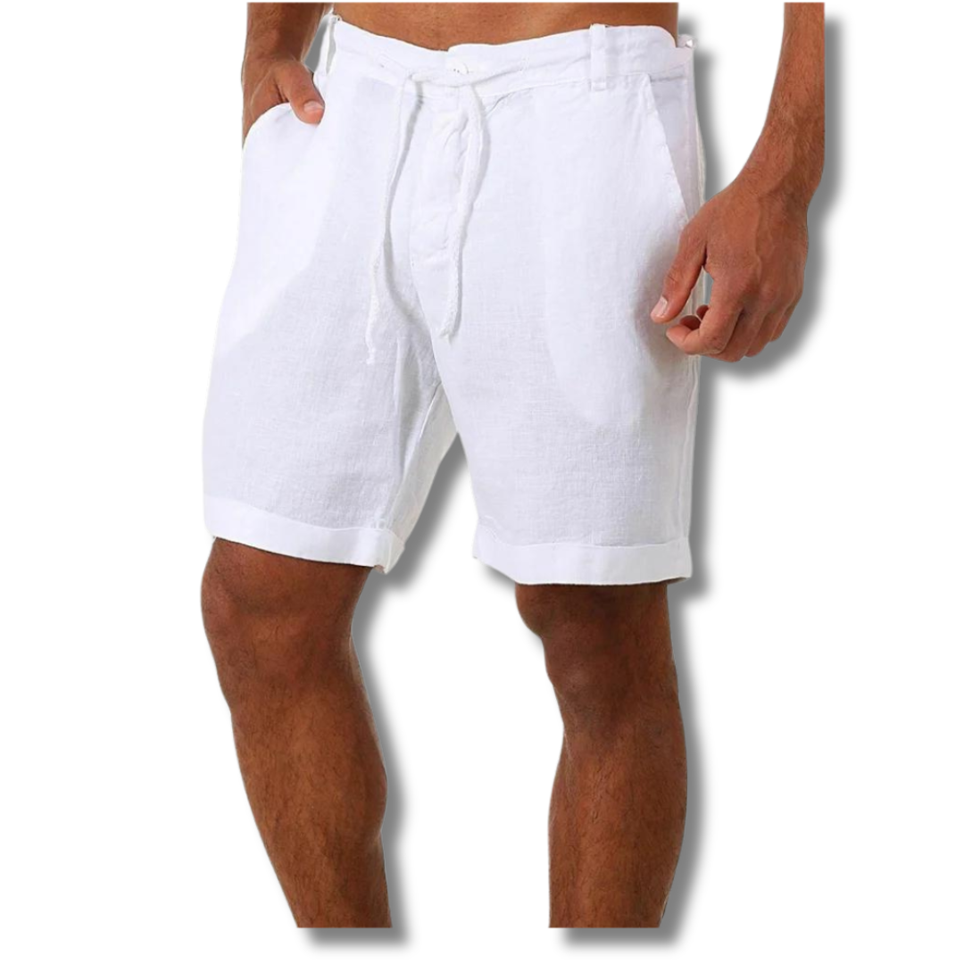 Men’s Rolled-Hem Cotton Shorts | Casual Summer Everyday Wear