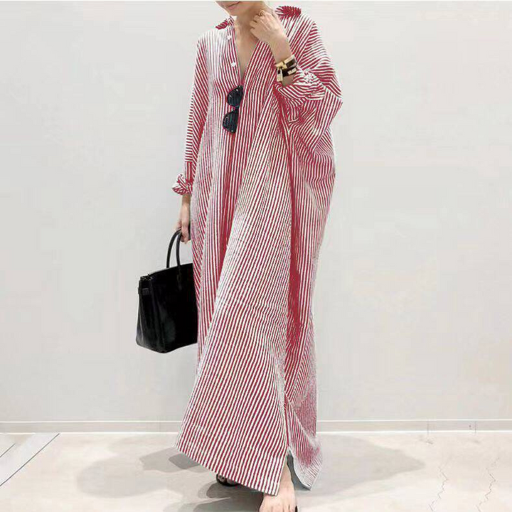 Linnaea™ | Everyday Stripped Women Maxi Dress