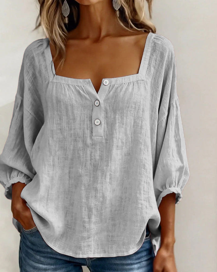 Genevieve | The Lantern Sleeve Blouse
