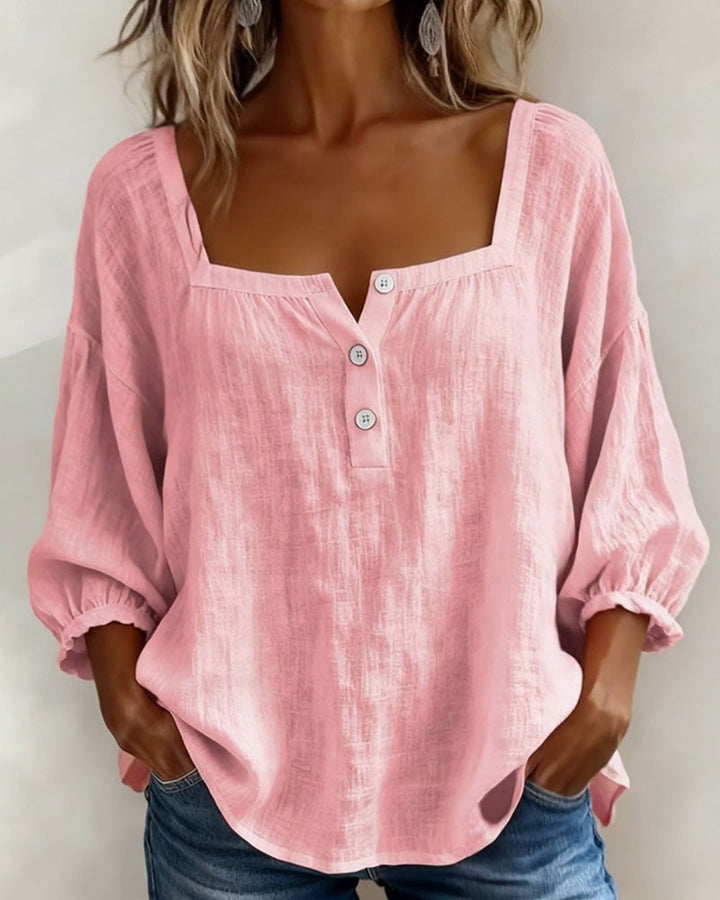 Genevieve | The Lantern Sleeve Blouse