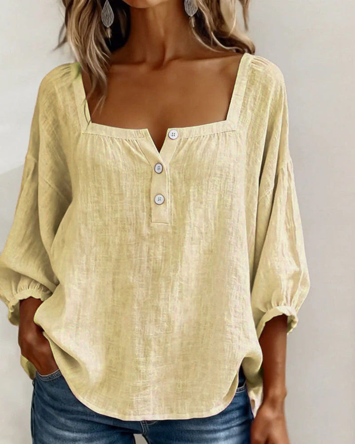 Genevieve | The Lantern Sleeve Blouse