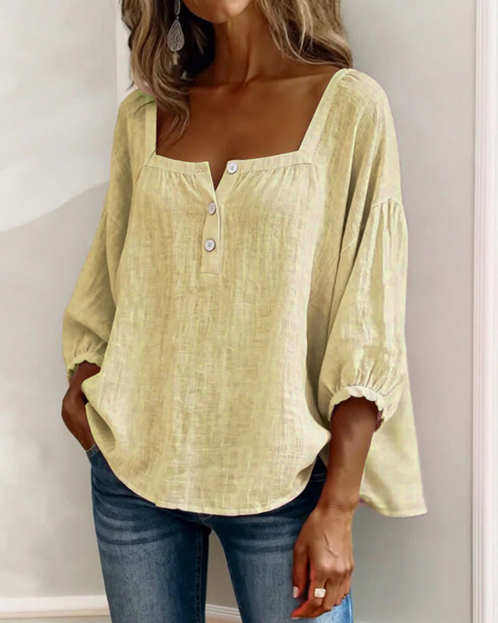 Genevieve | The Lantern Sleeve Blouse