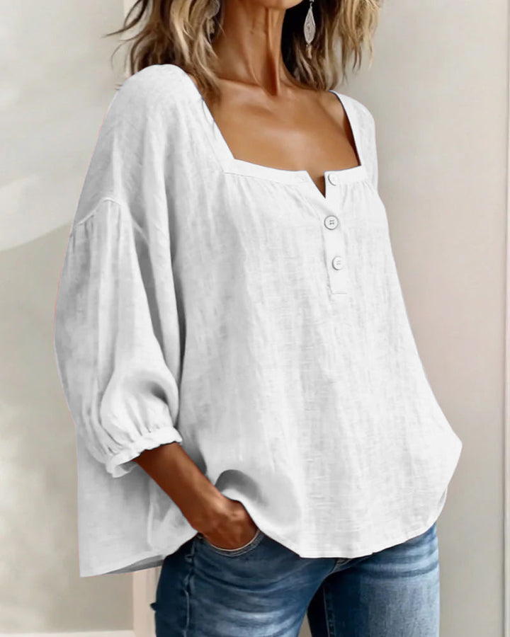 Genevieve | The Lantern Sleeve Blouse