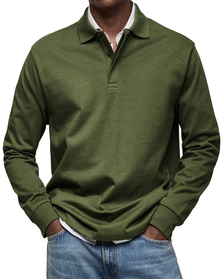 Fletcher | Refined Long Sleeve Polo