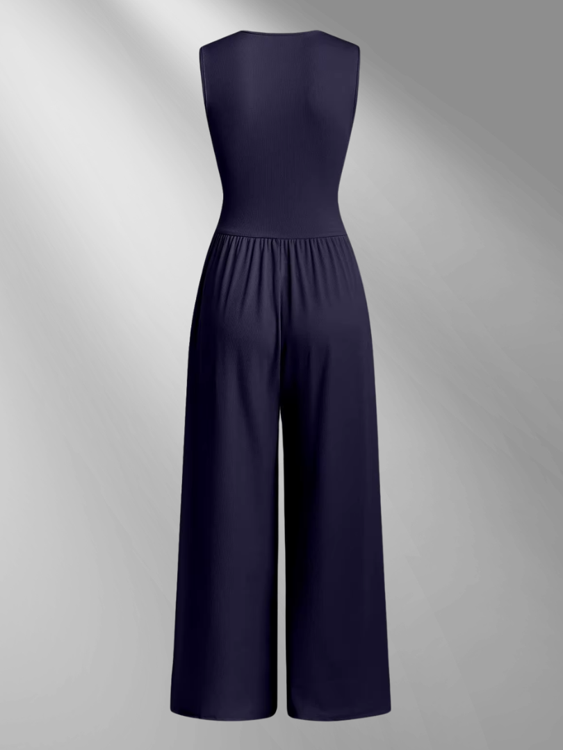 Solange | The Sleeveless Wide-Leg Jumpsuit