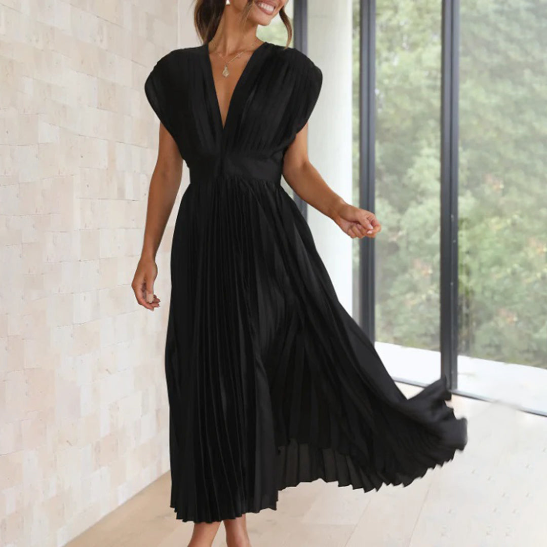 Opaline | Pleated Midi Dress