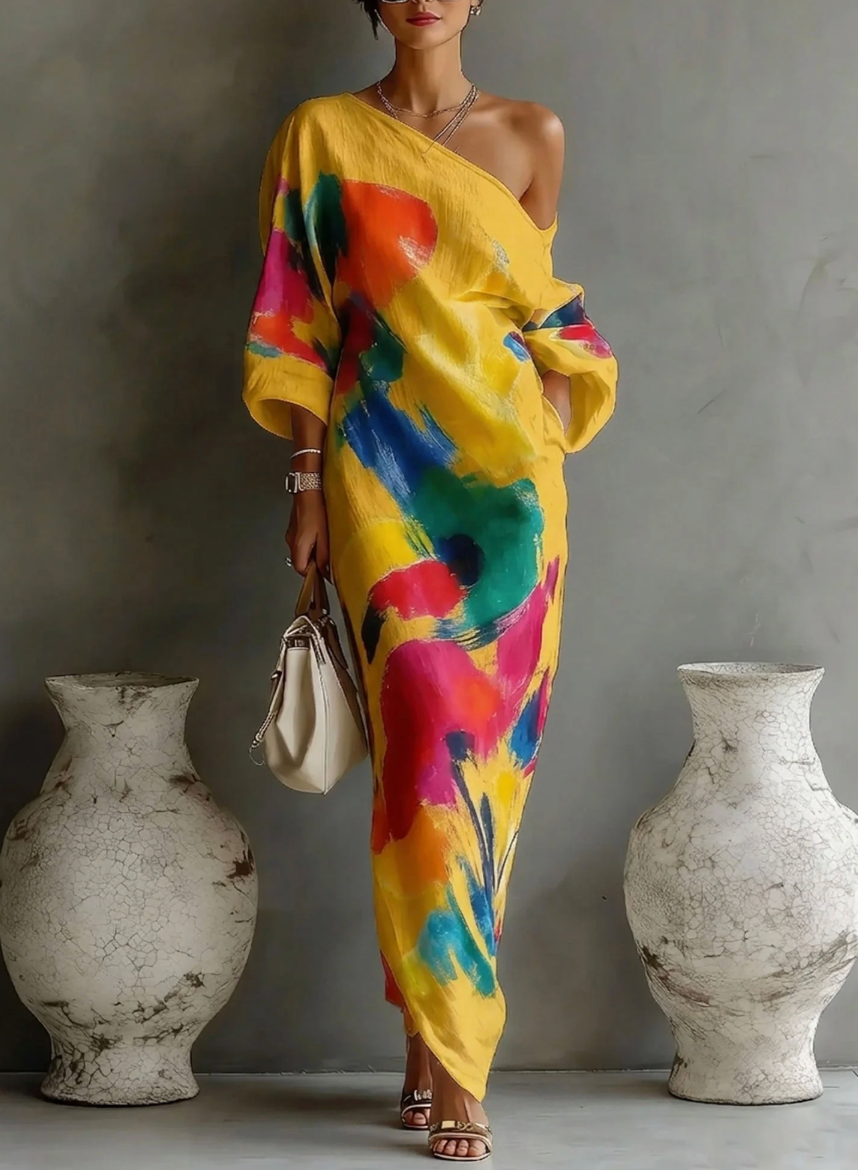 Marthe | One-Shoulder Maxi Dress