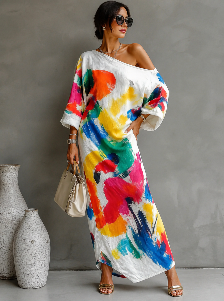 Marthe | One-Shoulder Maxi Dress