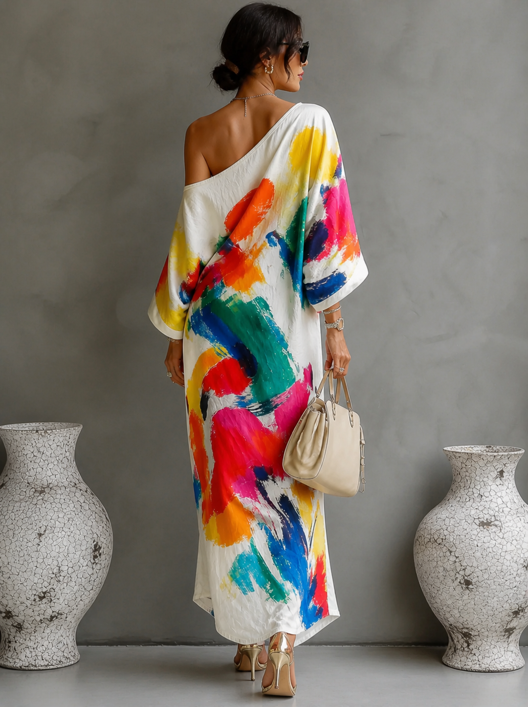 Marthe | One-Shoulder Maxi Dress