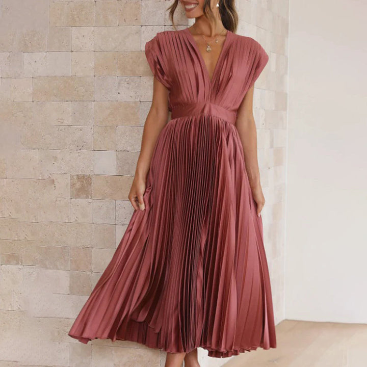 Opaline | Pleated Midi Dress