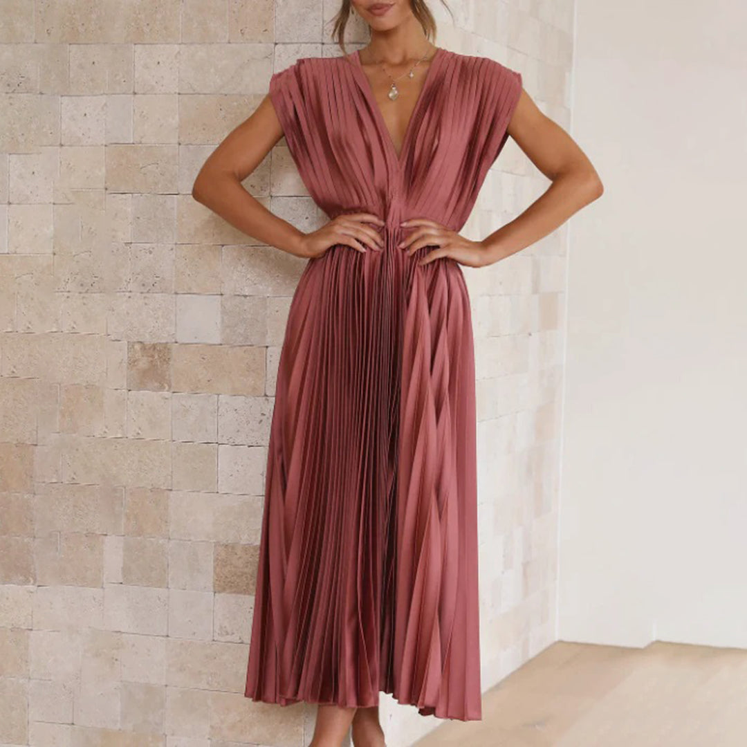 Opaline | Pleated Midi Dress