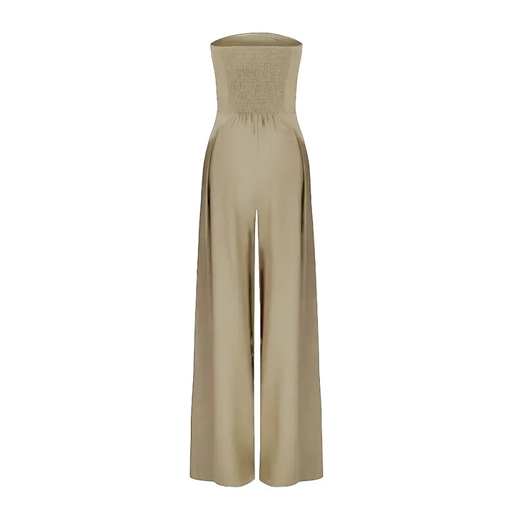 Amber | Elegant Strapless Jumpsuit