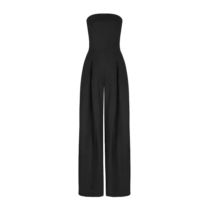 Amber | Elegant Strapless Jumpsuit
