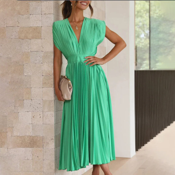 Opaline | Pleated Midi Dress