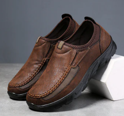 Men’s Slip-On Loafers | Cushioned Sole | Casual Comfort Walking Shoes