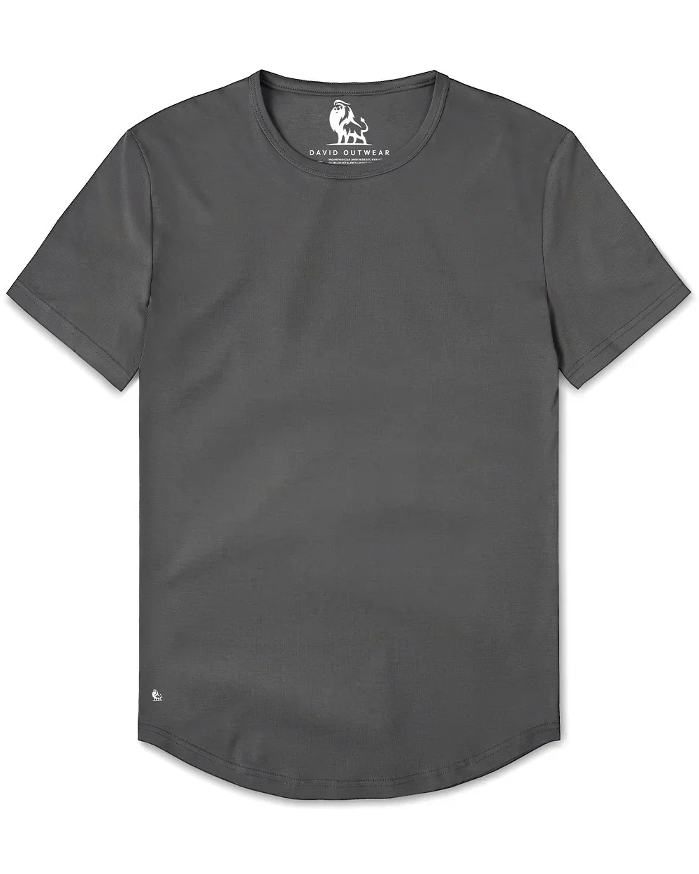 Men’s Premium Curved Hem T-Shirt | Soft Cotton Stretch | Tailored Fit Tee