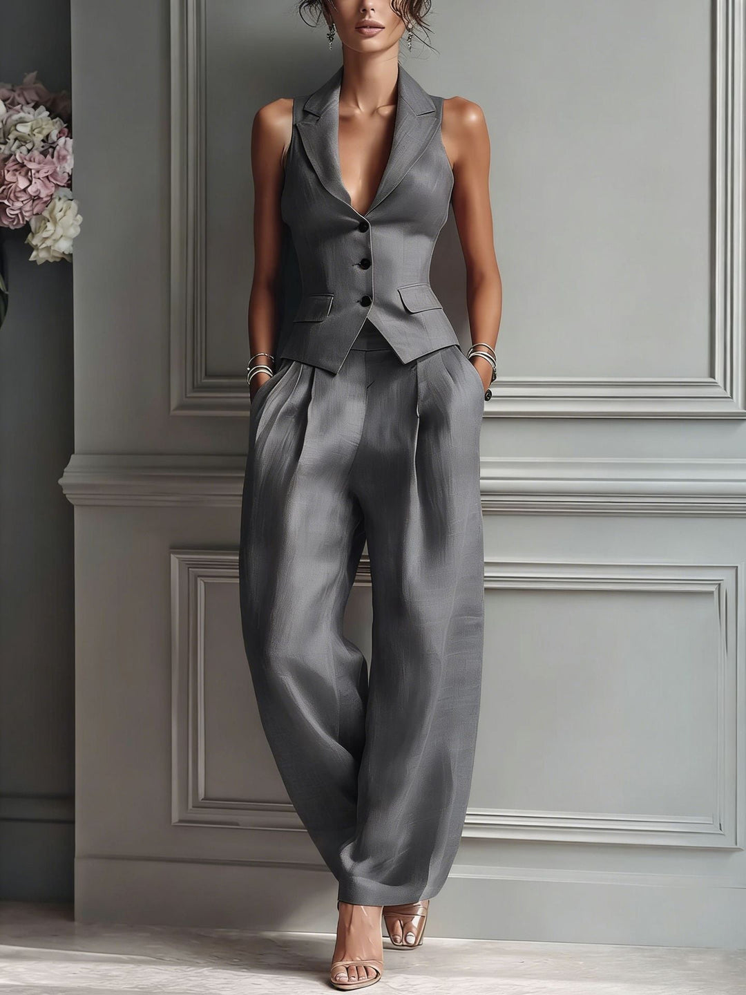 Philippa | The Timeless Button-Front Set