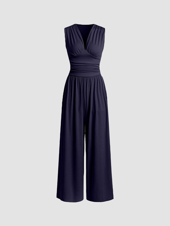 Solange | The Sleeveless Wide-Leg Jumpsuit