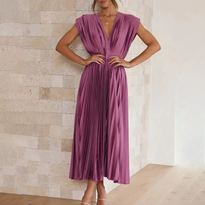 Opaline | Pleated Midi Dress