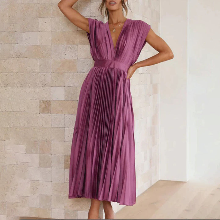 Opaline | Pleated Midi Dress