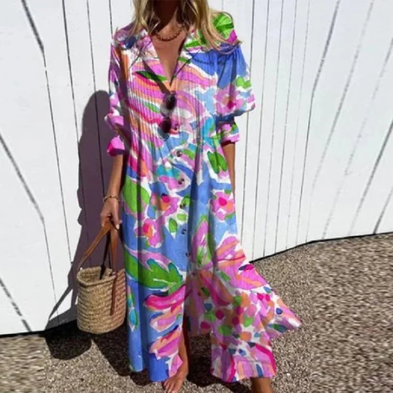 Melissa™ | Chic Boho Women Maxi Dress