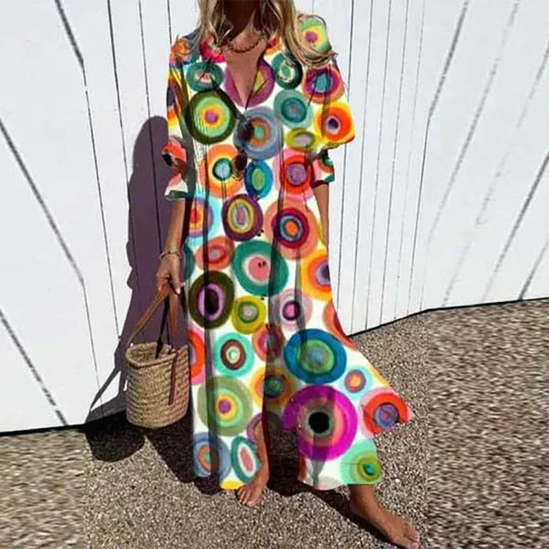 Melissa™ | Chic Boho Women Maxi Dress