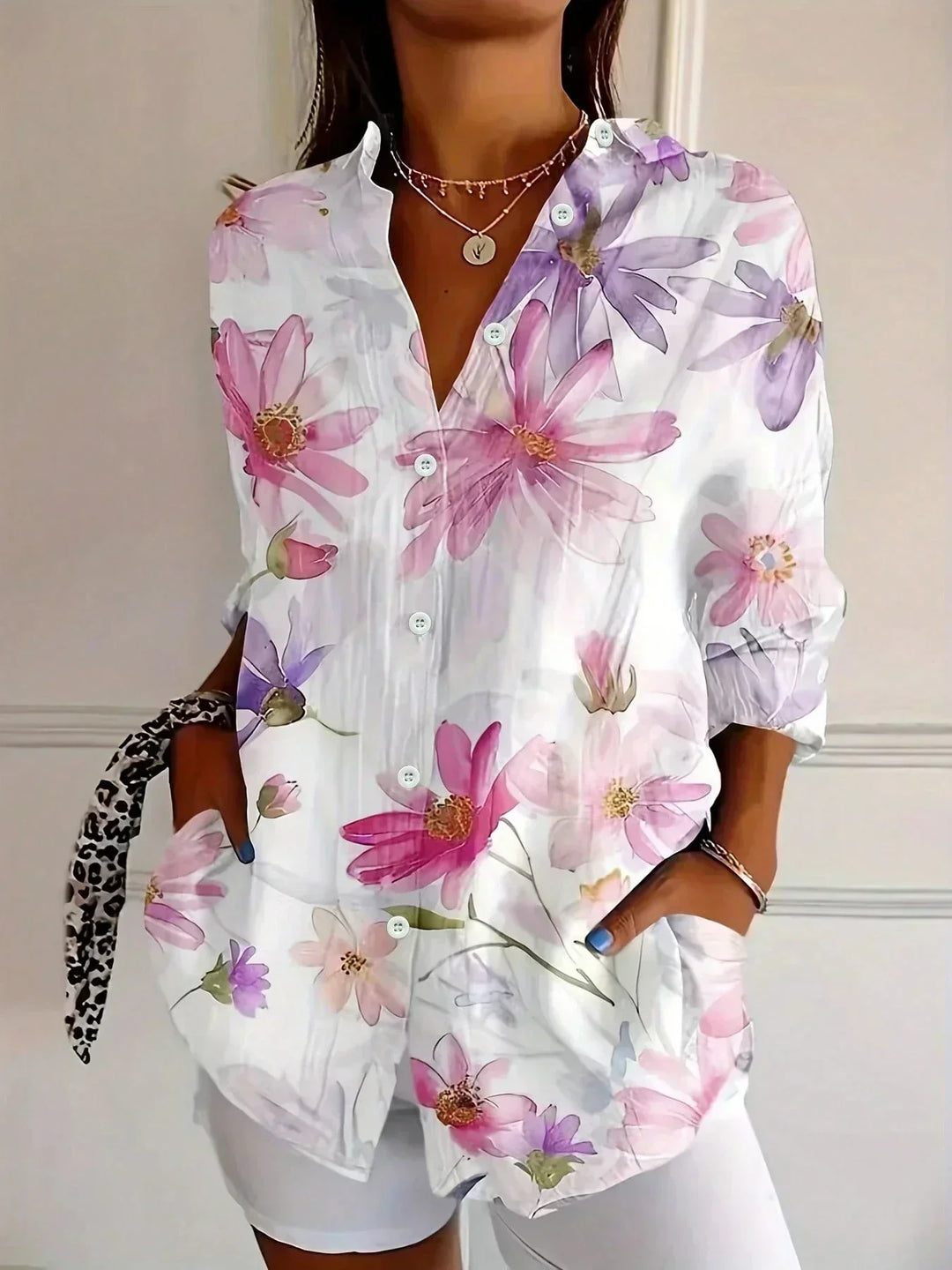 Astrid | Colourful Print Blouse