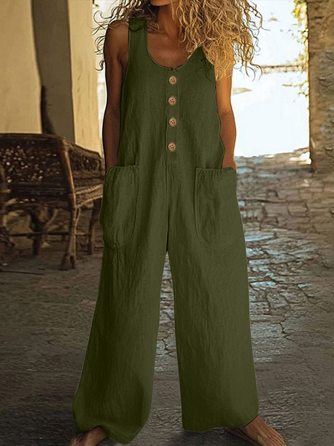 Stevie | Relaxed Wide-Leg Jumpsuit