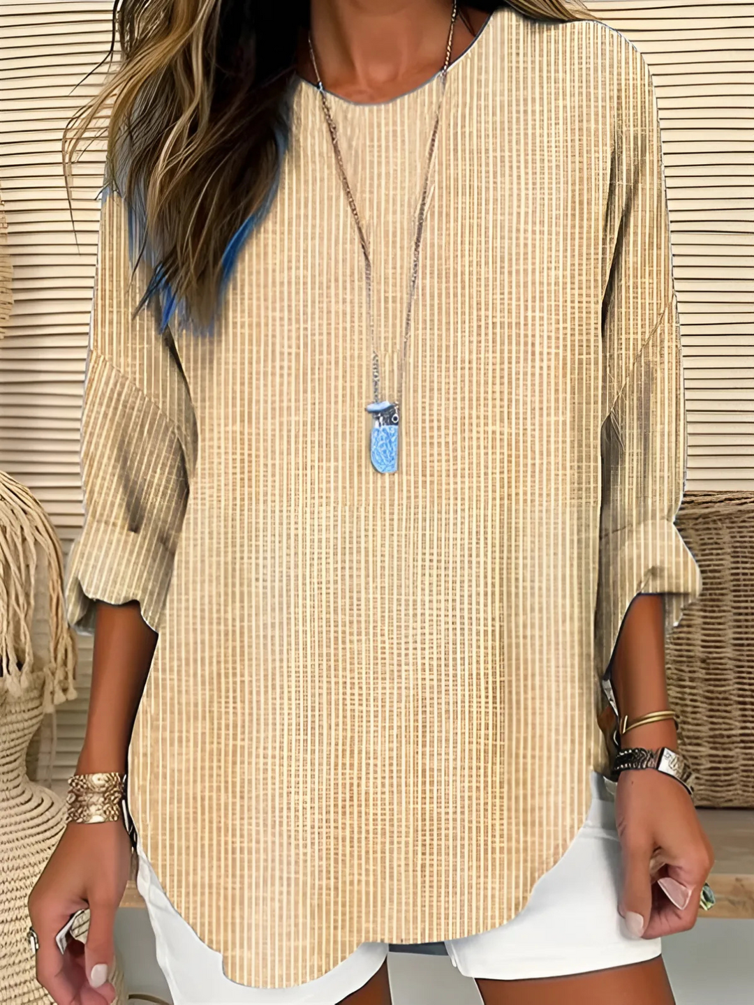 Kelsey | The Timeless Stripe Blouse