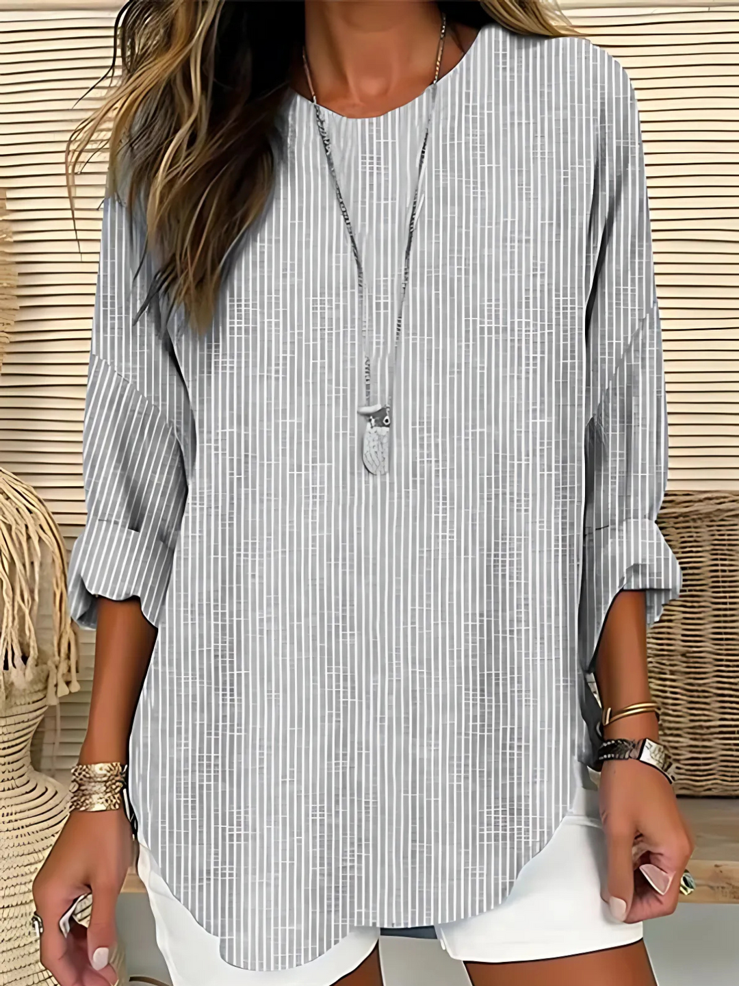Kelsey | The Timeless Stripe Blouse