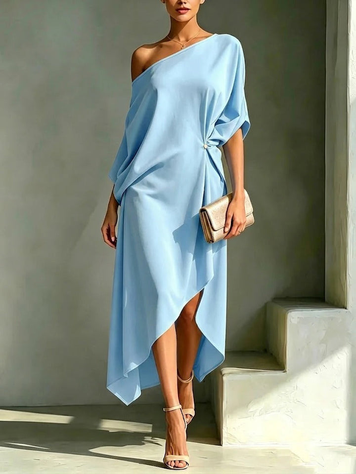 Octavia | The One-Shoulder Midi Dress