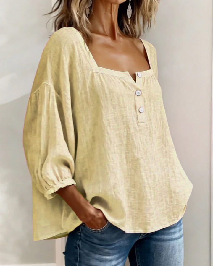 Genevieve | The Lantern Sleeve Blouse