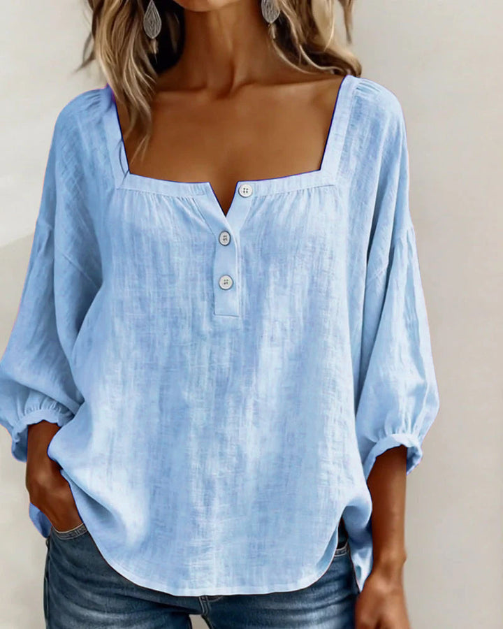 Genevieve | The Lantern Sleeve Blouse