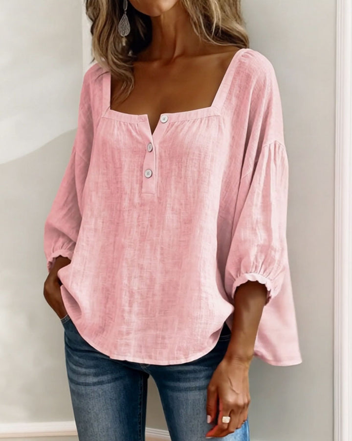 Genevieve | The Lantern Sleeve Blouse
